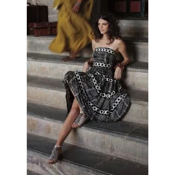NWT $348 ANTHROPOLOGIE‎ Lattice Ring Dress BY TRACY REESE Size Small Petite - Picture 1 of 12
